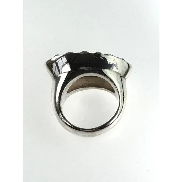 Golden Rutile Quartz Ring Checker Cut Marquis Handmade Fancy Bezel - Picture 3 of 5